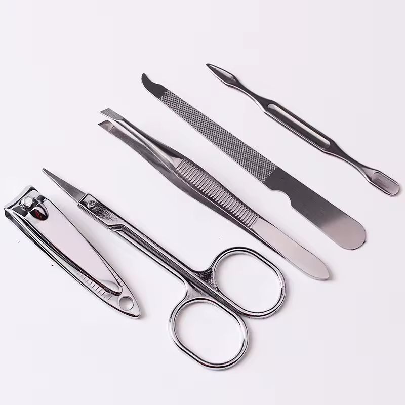 Nail Art Care Set Sexy Lip Sharpe Manicure & Pedicure Eyebrow Tweezers Tools