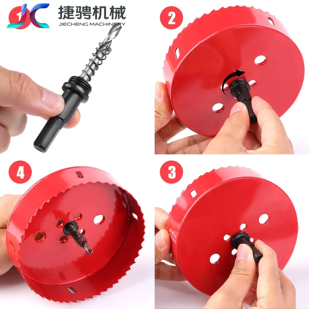 Bimetal Hole Opener Woodworking Iron Pipe Aluminum Gypsum Board Drill Bit