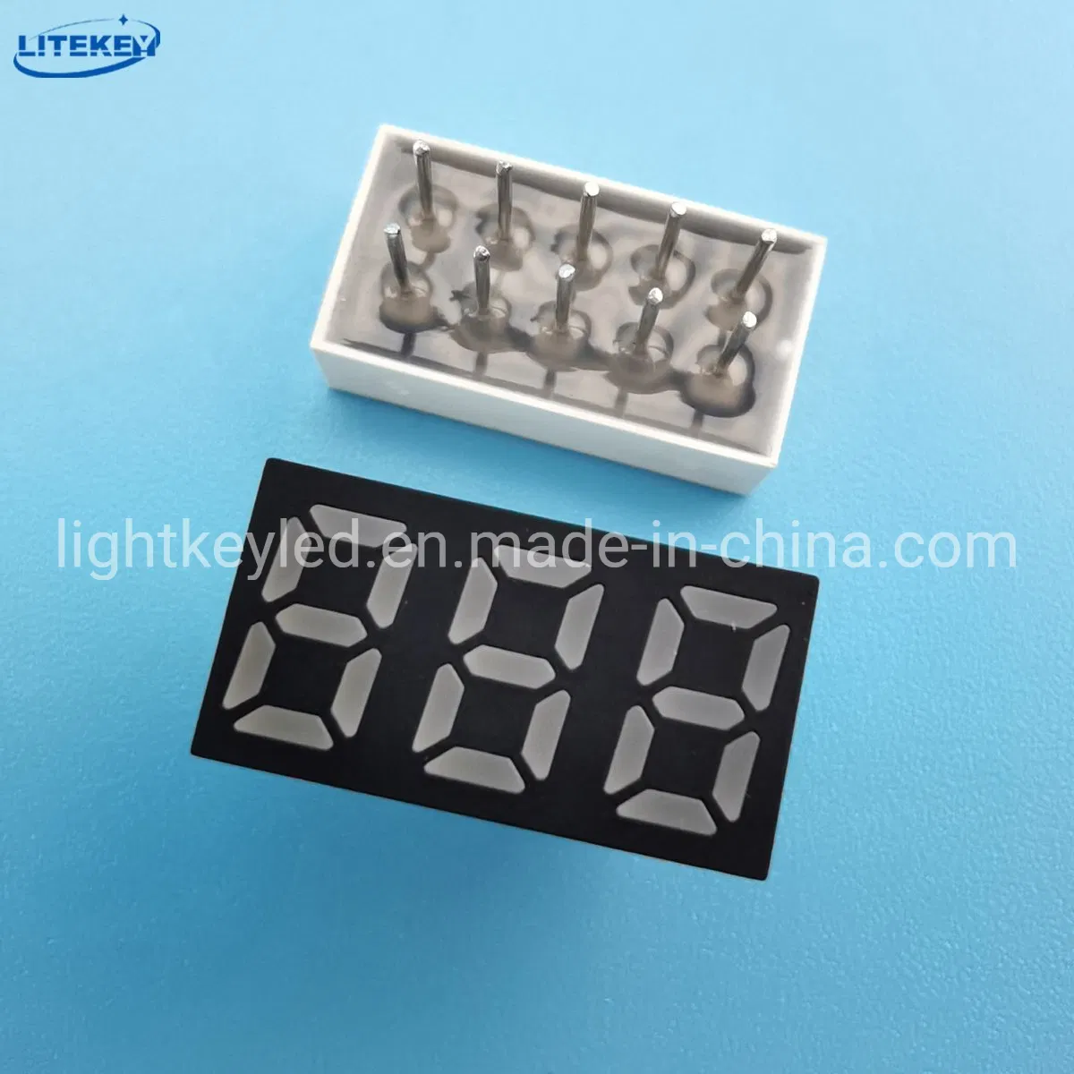 Three Digits LED 7 Segment Display