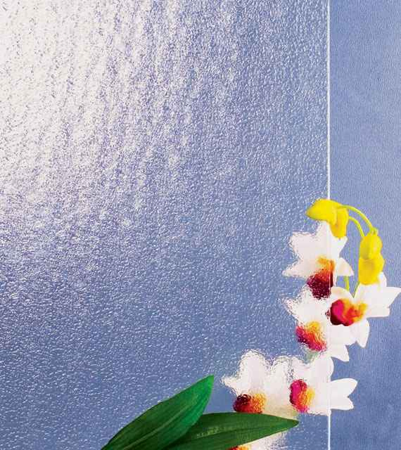 3mm-10mm Clear Figured Patterned Glass with Karatachi, Mitlite/Flord/Moru/ Nashiji/Dark Nashiji Optional