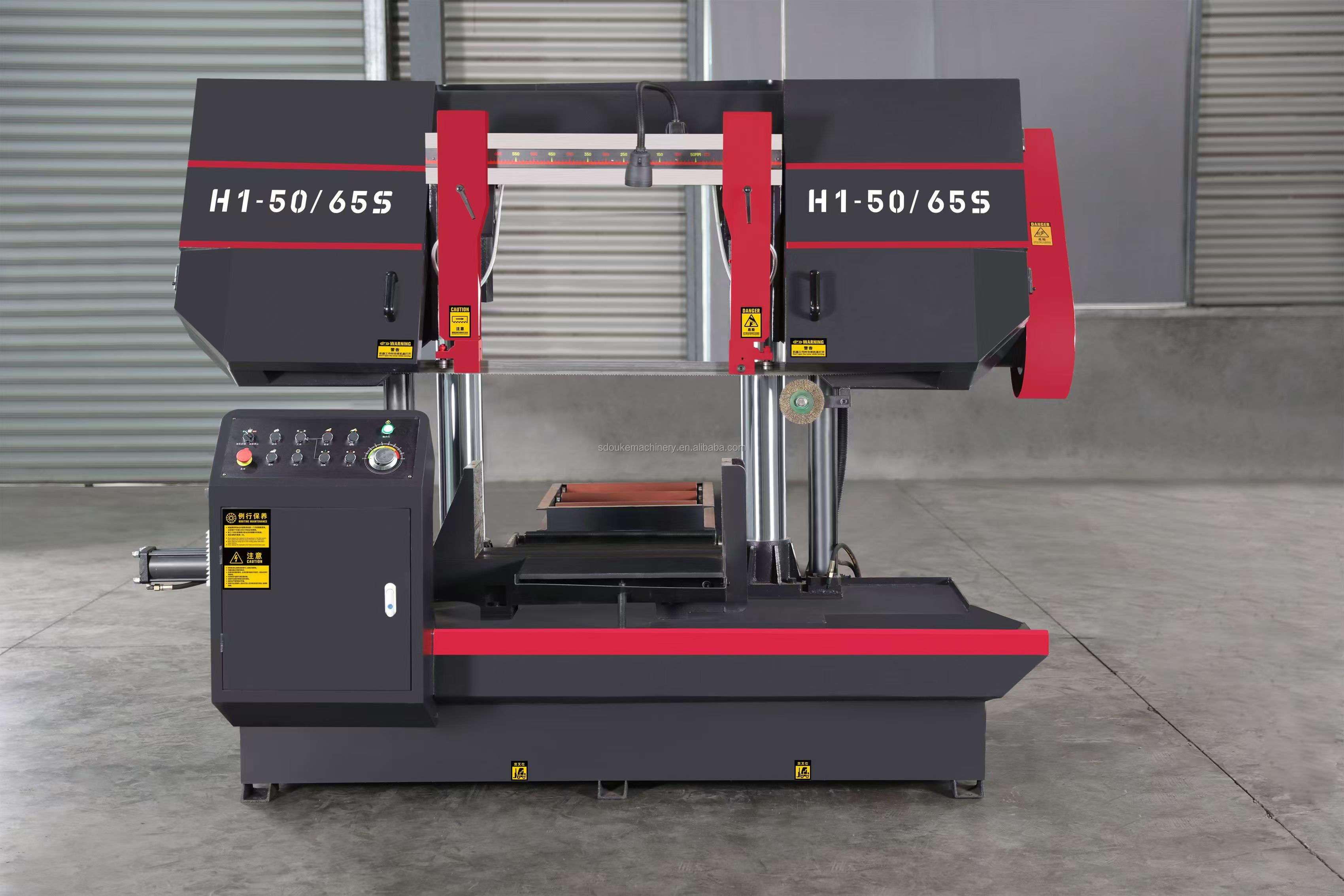 Ленточная пила по металлу поворотная OUKE