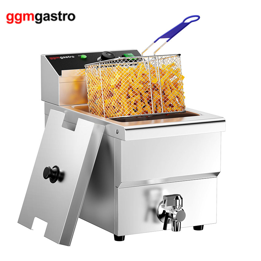 China Factory Wholesale Big Lots Multifunctions Efk344-12 10L Hotel Restaurant Kitchen Food Potato Small Chips Oil Commercial Electric Deep Fryer Pictures