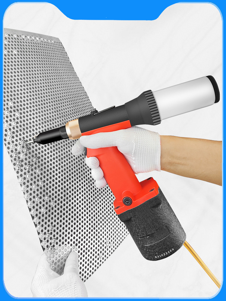 Lightweight Design Sky Blue Gzx-500 Non-Suction Pneumatic Rivet Gun