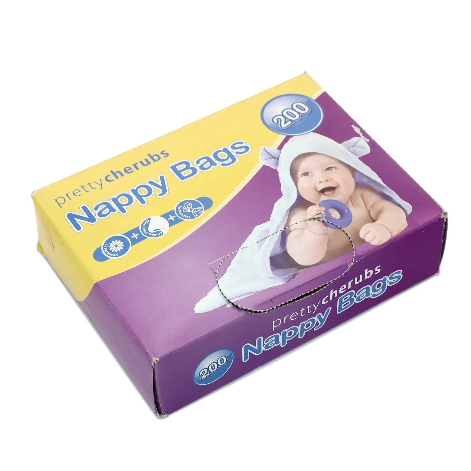 Factory Price Disposable, Biodegradable, Green, Environmentally Friendly, Hygienic, Clean and Convenient Fragrance Customzied Printed Baby Plastic Diaper Bag