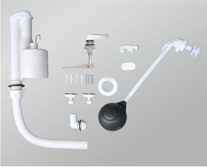 Variousbestsellers Plastic Toilet Tank Accessories for Toilet Cistern Inlet and Flush Valves/	Flush Valve