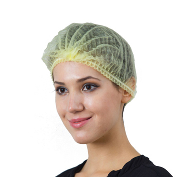 Disposable Non Woven Hairnets/ Bouffant Cap/ Head Cover