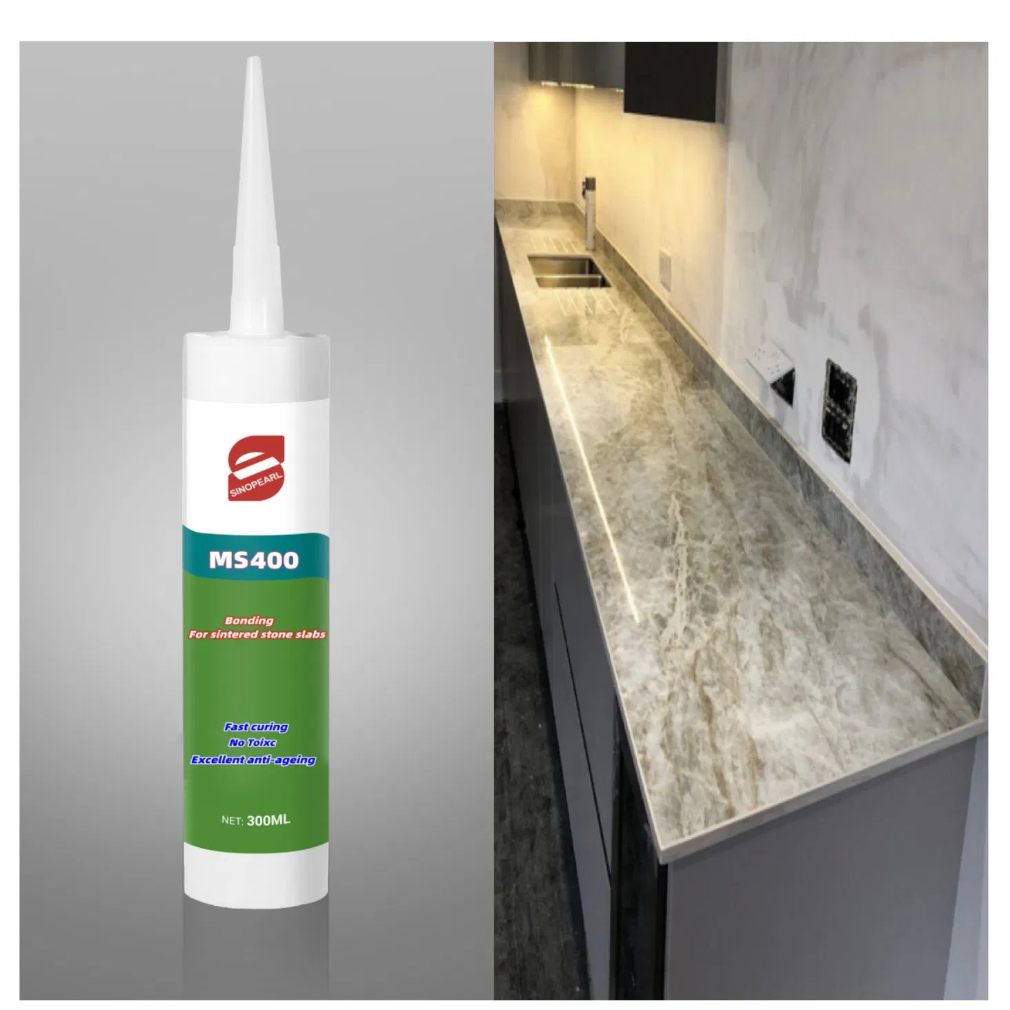 Slate Glue for Sintered Stone Slabs Anti-Aging Easy to Use Made in China