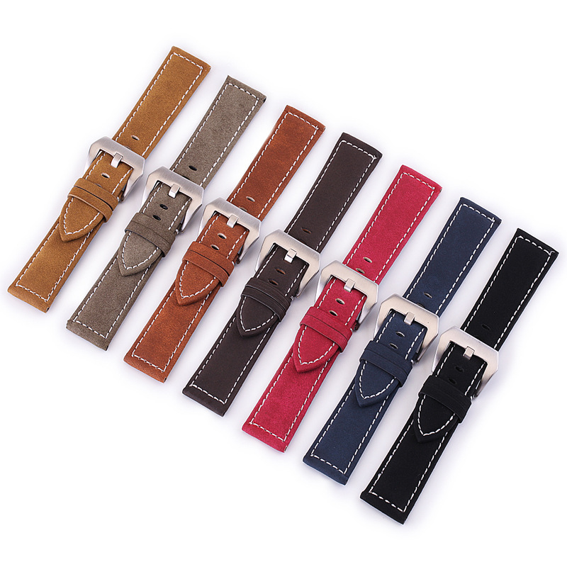 Wholesale Handmade Wrist Quick Release Leather Watch Strap for Apple Watch Band Genuine Leather Watch Band