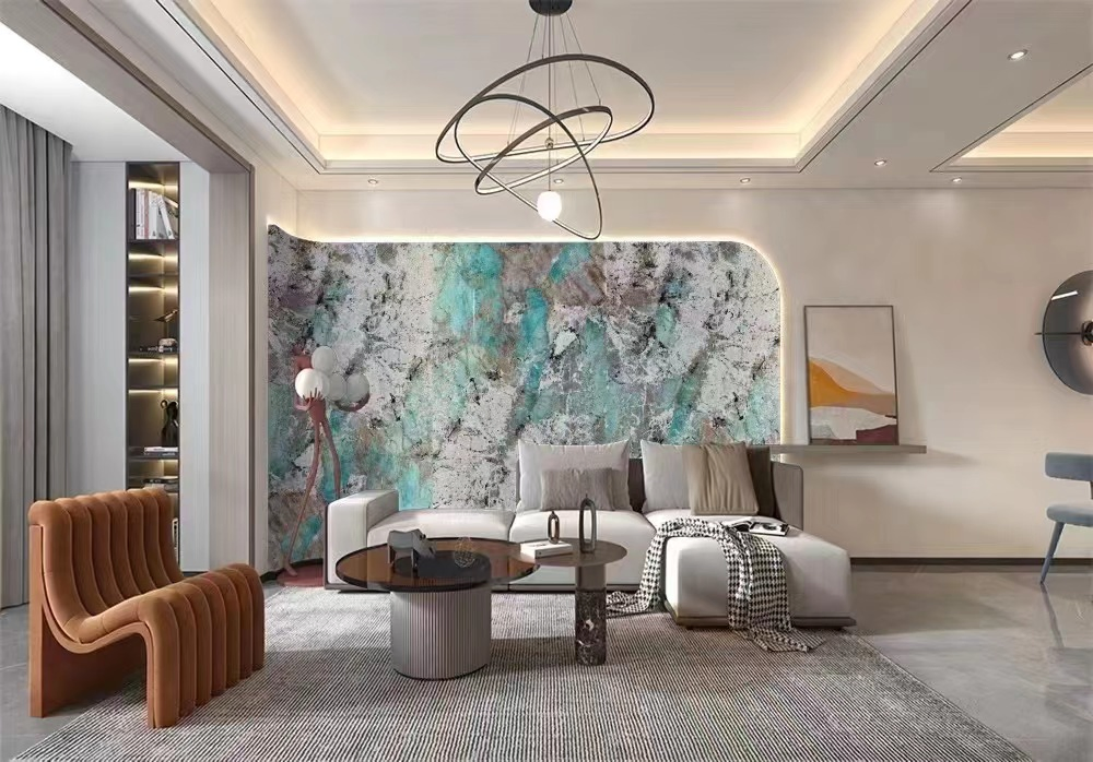 Natural Stone Amazon Green Marble for Wall / Floor /Countertops