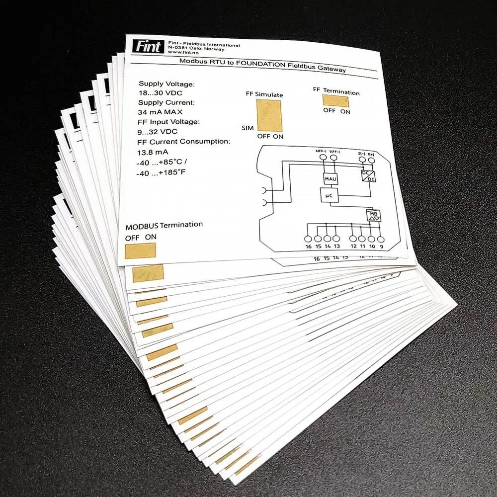 Custom Adhesive Label Plastic Printing Graphic Overlay Faceplate Printed Surface Layer