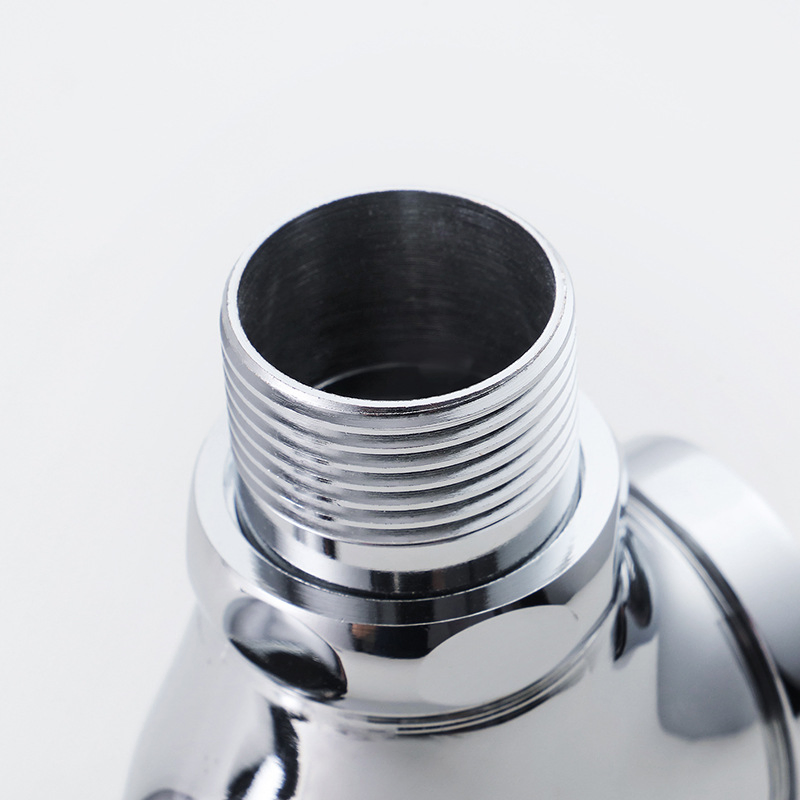 Time Delay Toilet Flush Valve Wc Flushing Valve Easy Operation Romania Brass Zinc Handle Brass Body Flush Valve