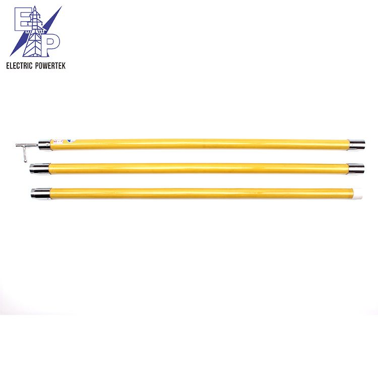 Scalable 3 Meters 35kv Link Stick Electrical High Voltage Fiberglass Stick