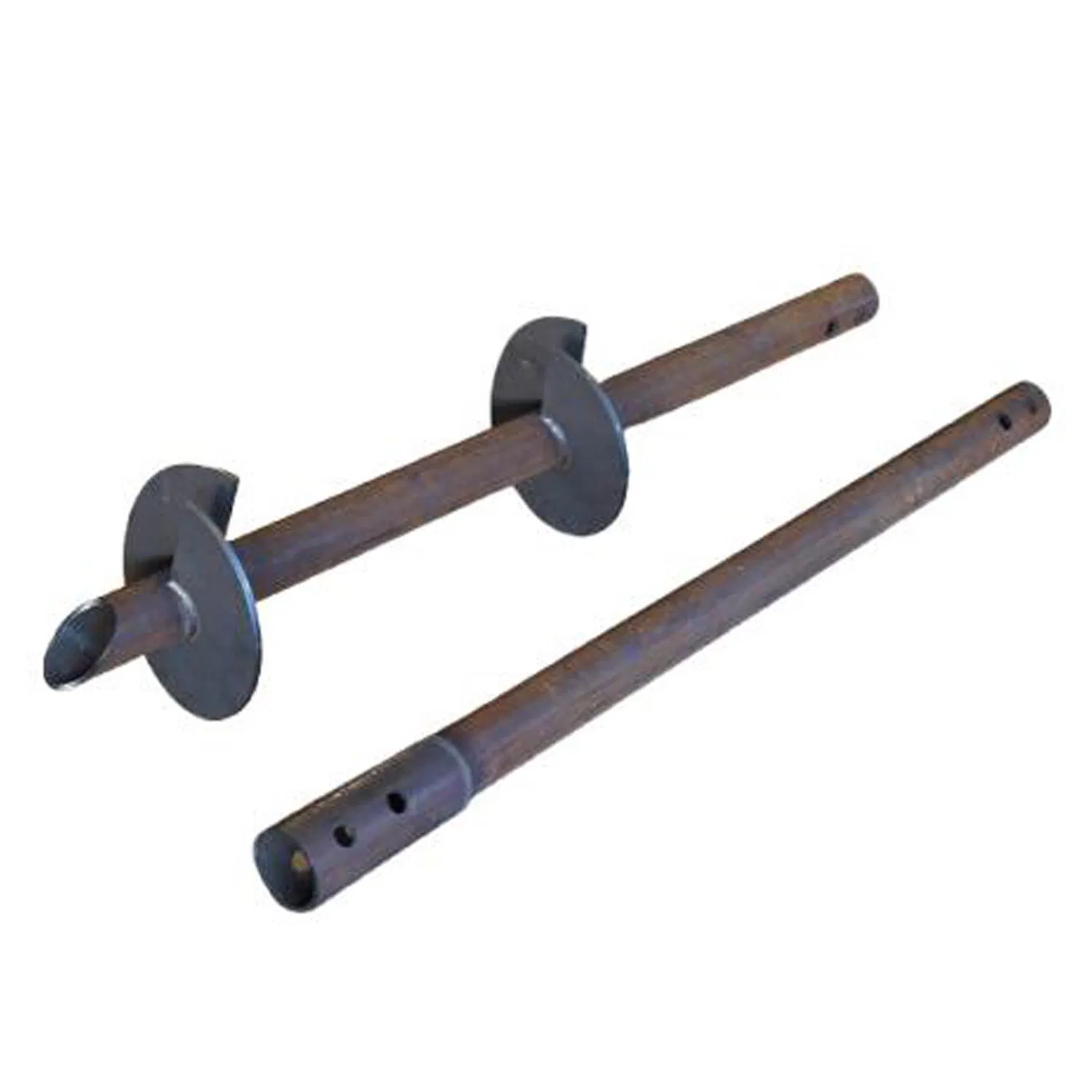 Heavy-Duty Double Helix Helical Screw Piles for Foundations