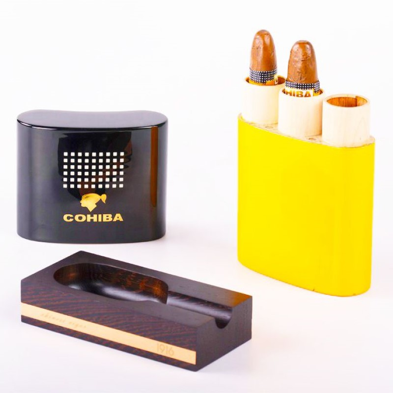 Customized Modern Handmade Wooden Travel Luxury Cigar Holder Cigar Humidor Box