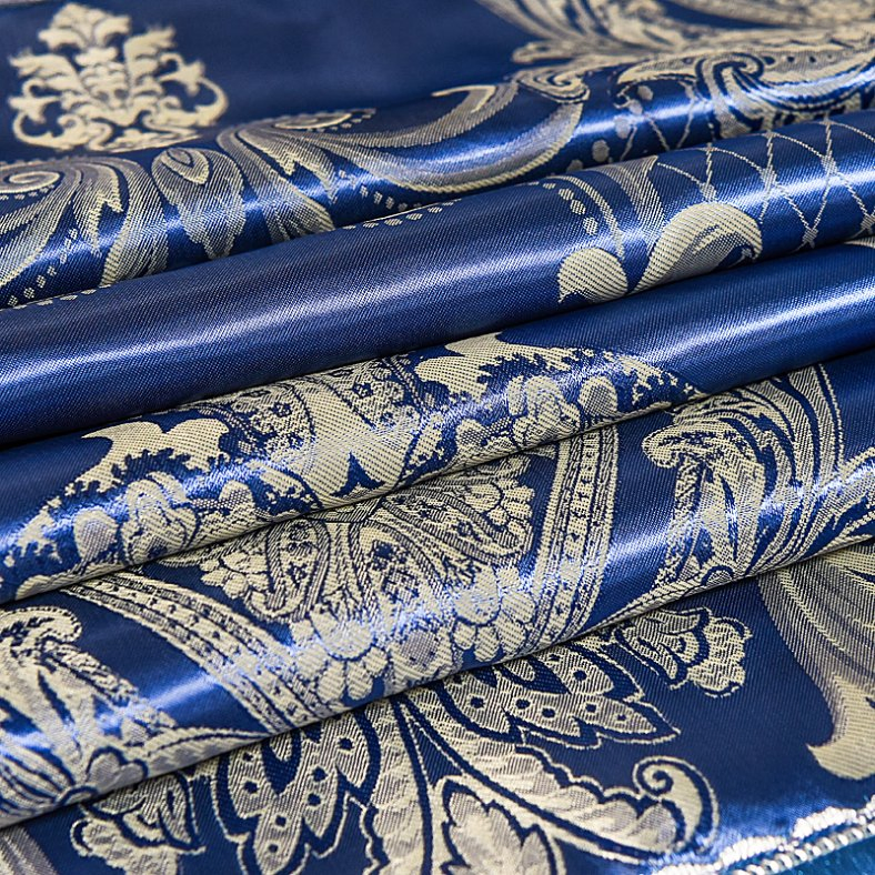 Jacquard Comforter Satin Stripe Bedsheet 4 PCS Bedding Set Quilting Bed Linen
