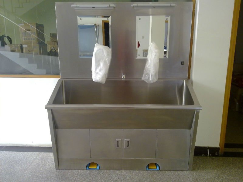 Stainless Steel Scrub Hand Washig Sink (THR-SS029)