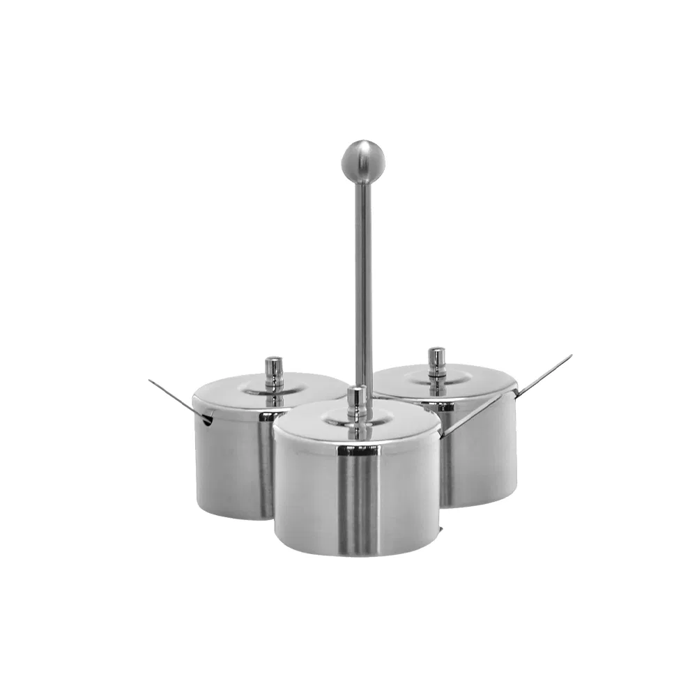 Factory Restaurant Stainless Steel Tableware Sauce Salt Pepper Ketchup Paste Cup Dish