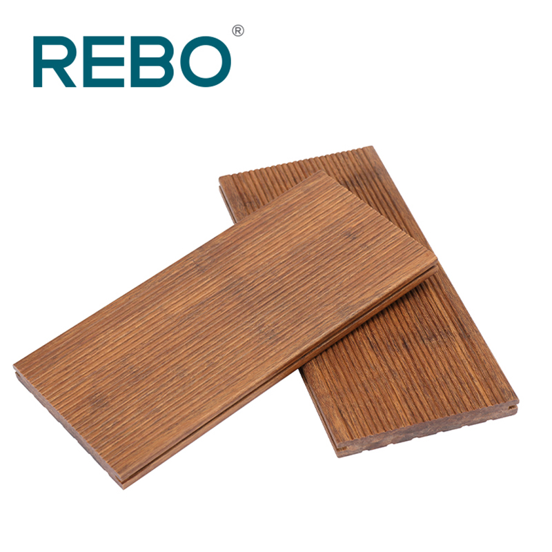 Durable Fireproof Eco-Friendly Cheap Outdoor Bamboo Garden Flooring Material