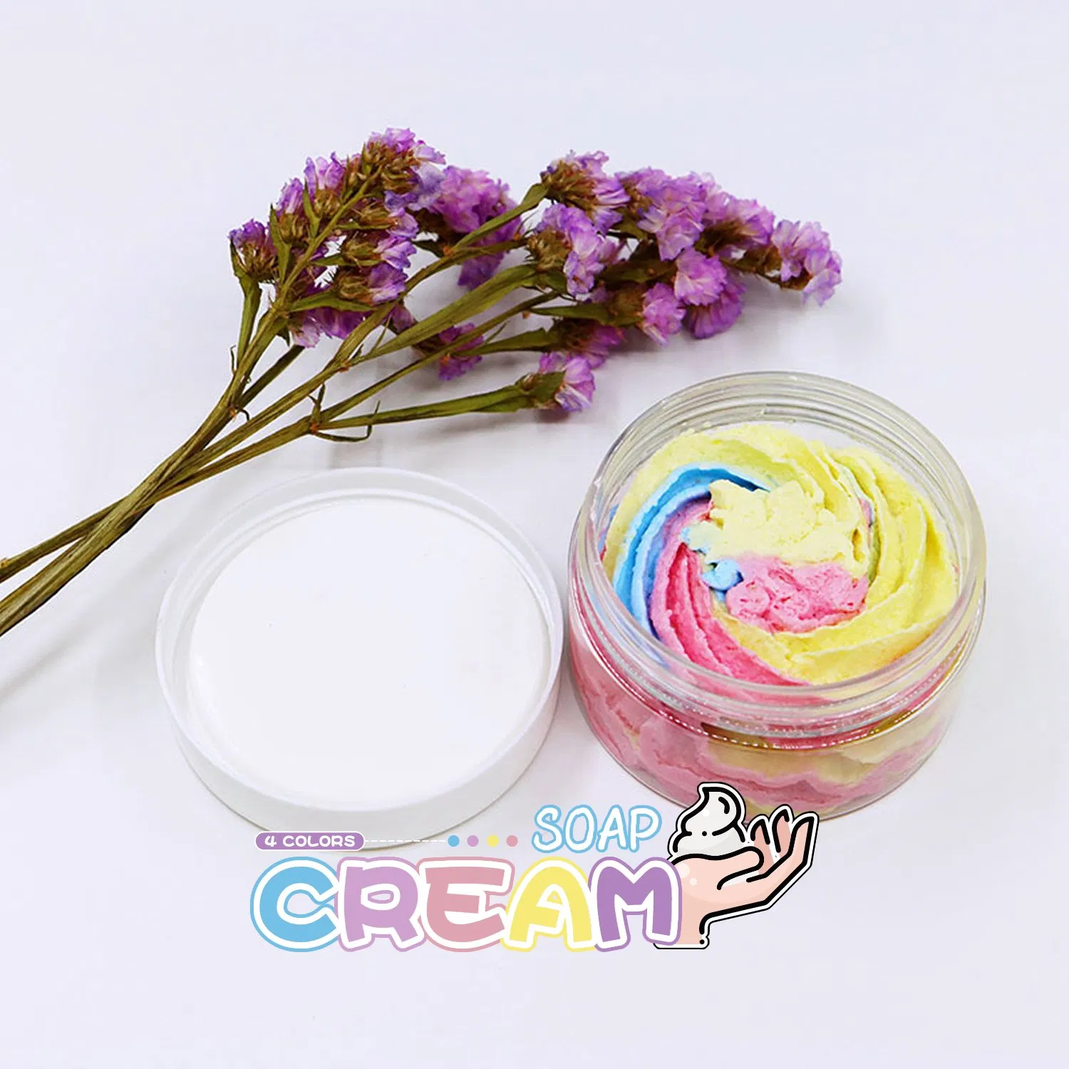 Custom Wholesale Bath Body Care Exfoliating Soap Cream