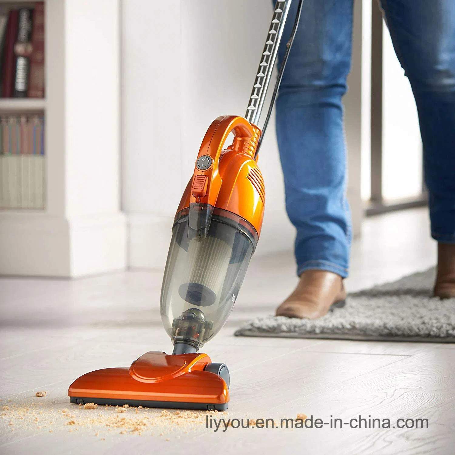 Household Portable Lightweight Corded Powerful Stick Vacuum Cleaner