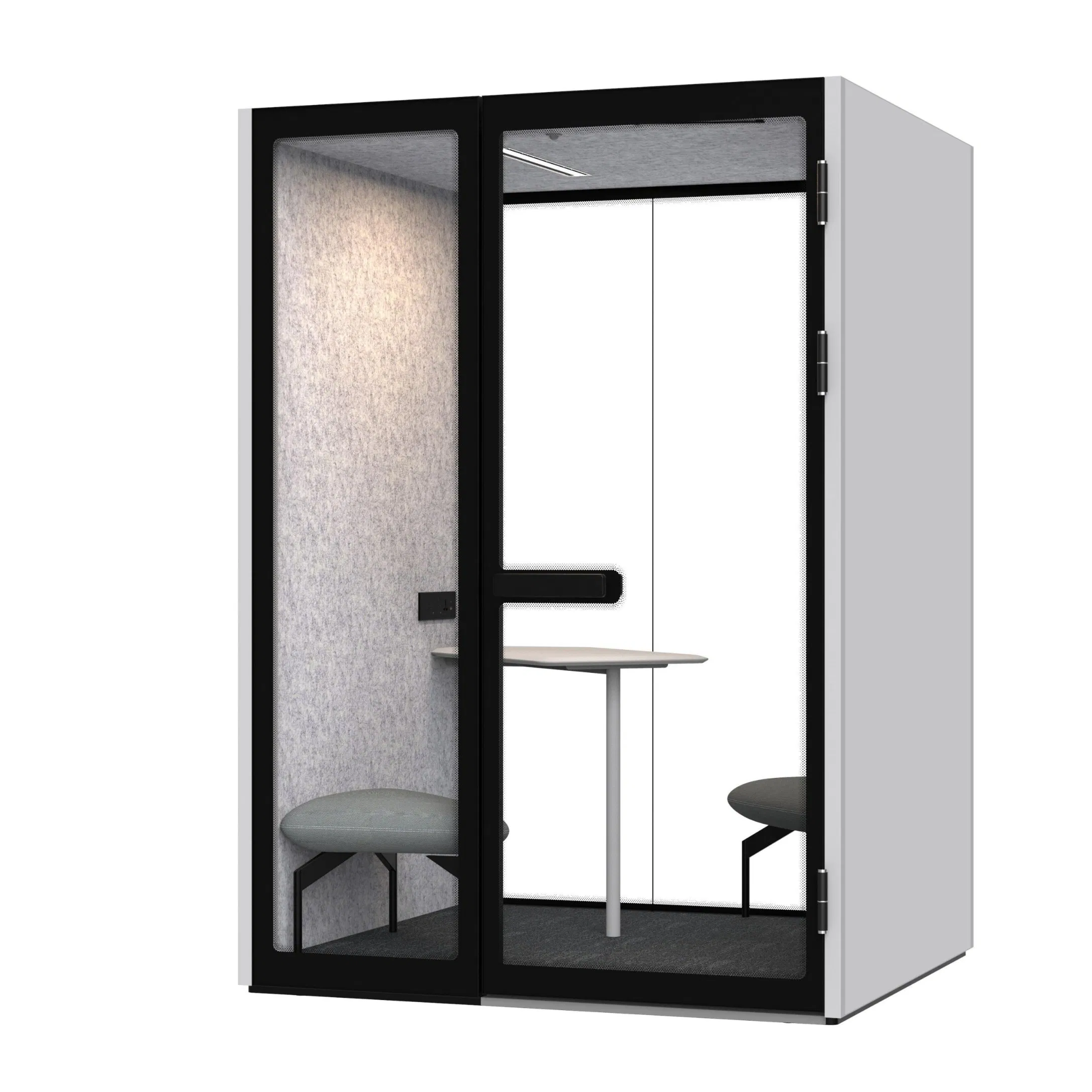 Soundproof Acoustic Meeting Pod Booth for Office, Lobby and Waiting Room