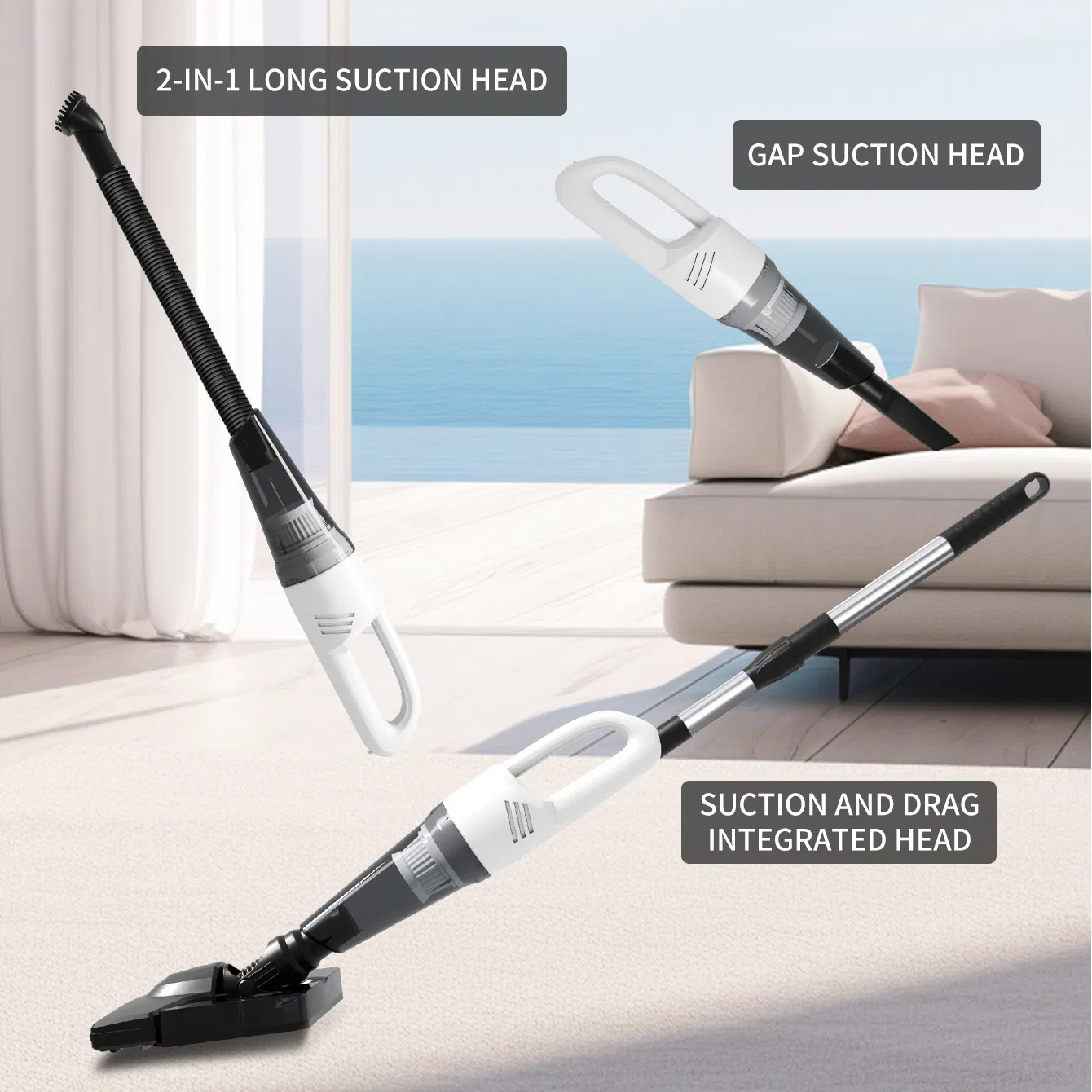 Household Appliances Bsj002 Cross-Border Multi-Functional Mopping Car Portable Wireless Handheld Vacuum Cleaner
