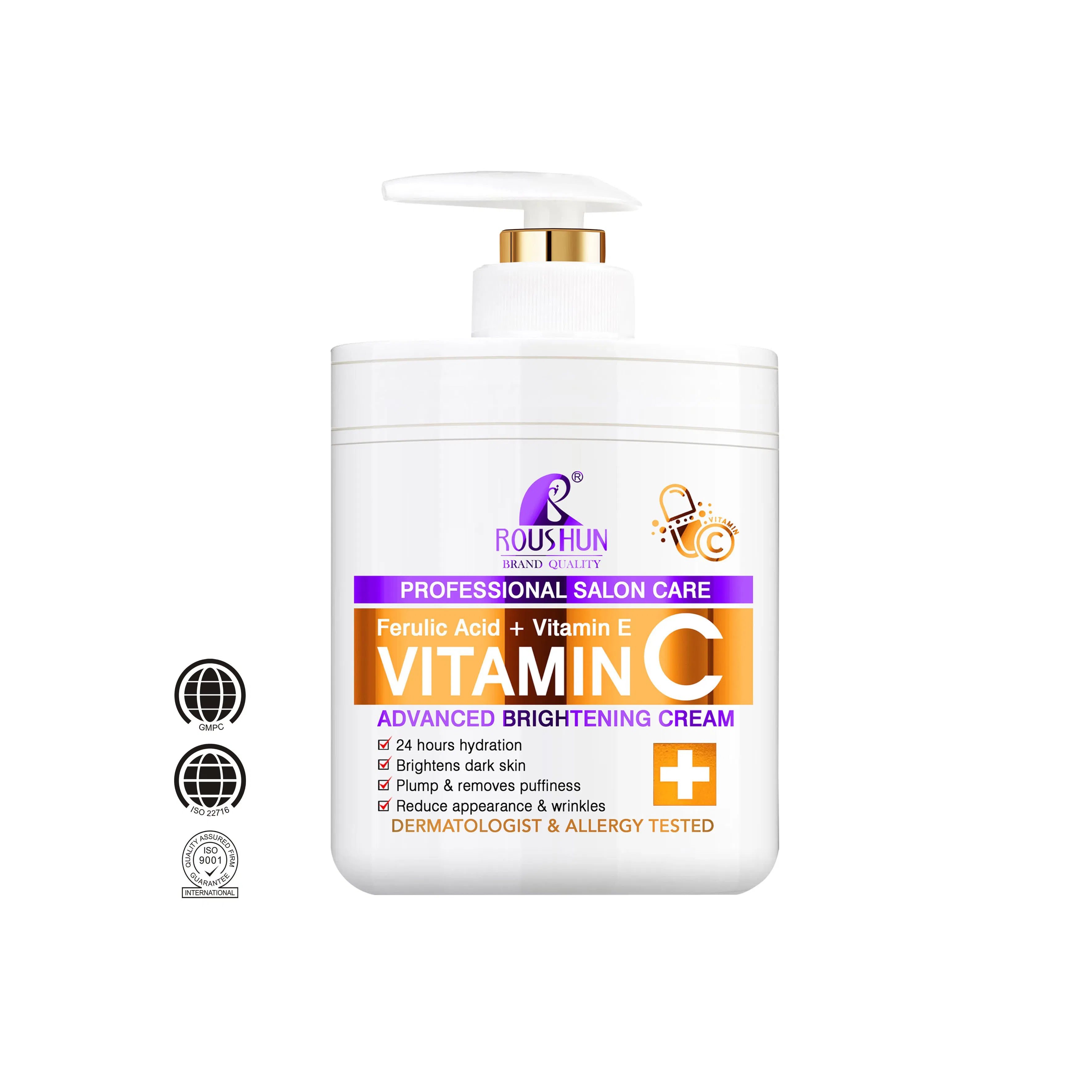 Roushun Vitamin C Cream Brightening Hydration