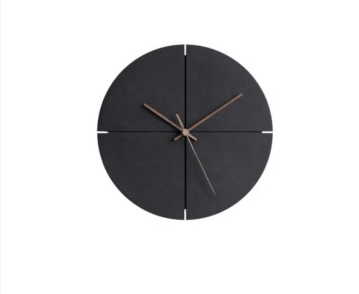 Brief Style Creative Fashion Home Decorative Silent Sweep Custom Wall Clock