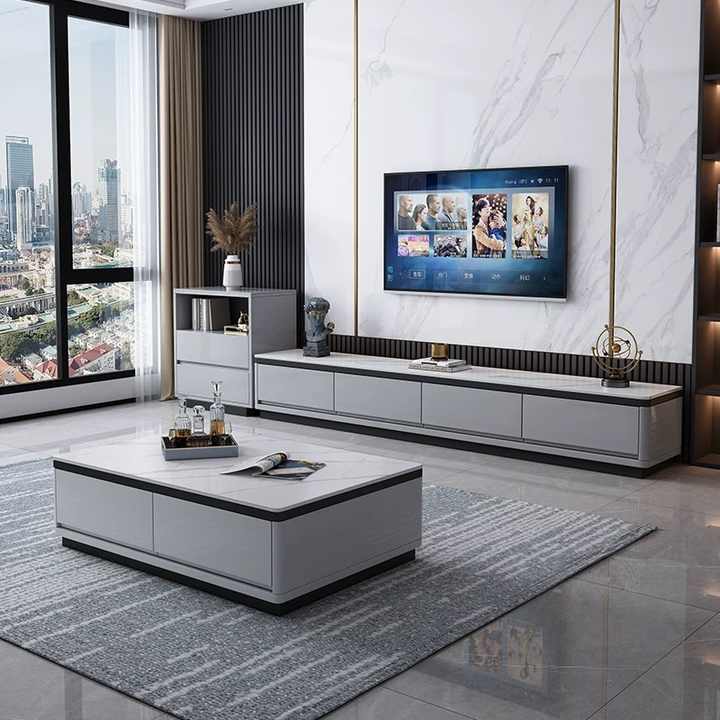 Мебель для гостиной деревянная тумба под ТВ столик комплект