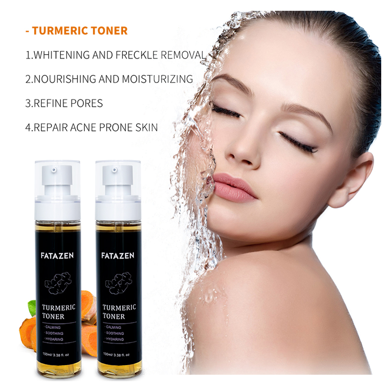 Organic Vitamin C Moisturizing Skin Care Deep Hydrating Repair Turmeric Face Toner