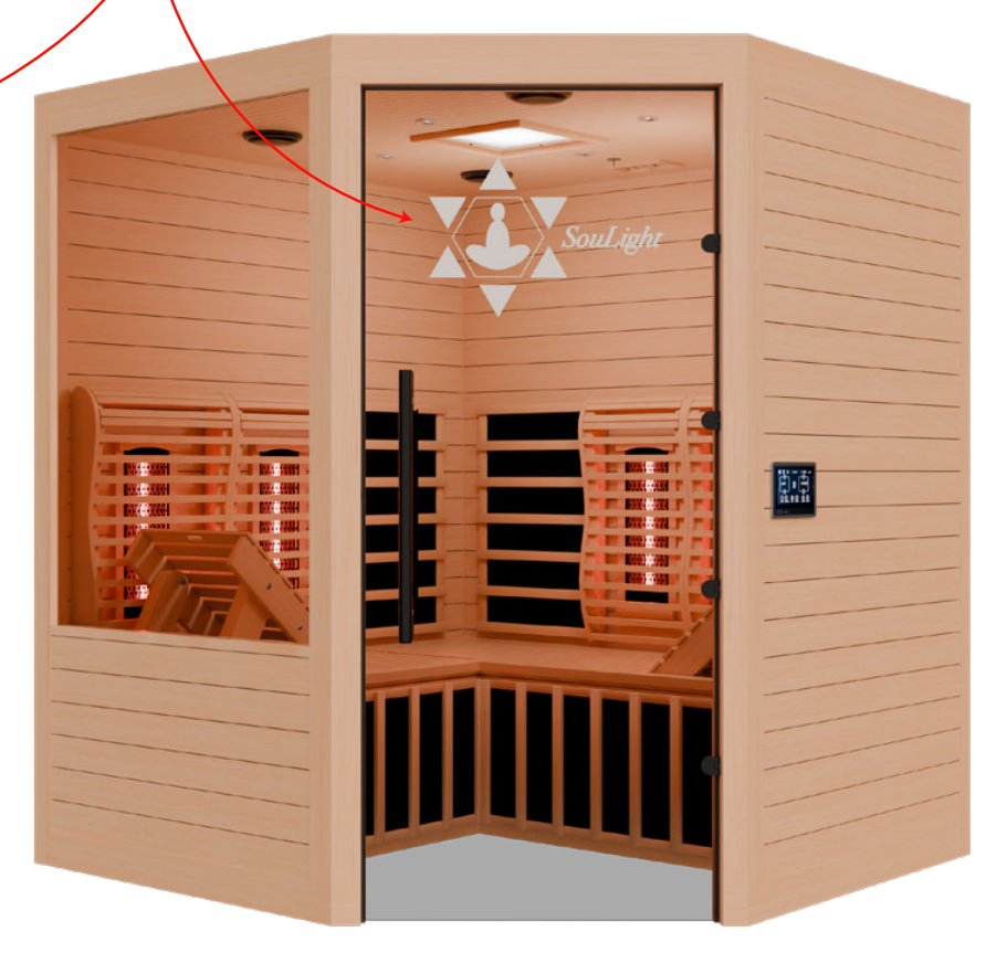 Элитная сауна Catalonia на дровах, золотой дизайн