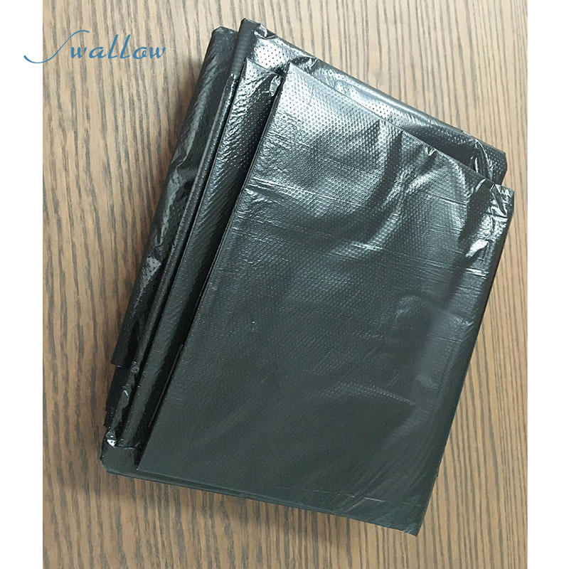 Прочные мусорные пакеты 240 л на ролике, черные