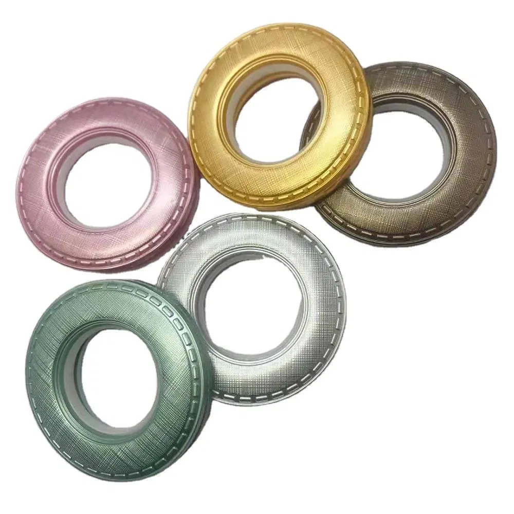 Professional Curtain Accessories Curtain Eyelets Plastic Curtain Rings