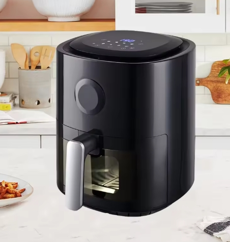 Фритюрница аэрогриль с цифровым управлением и окном