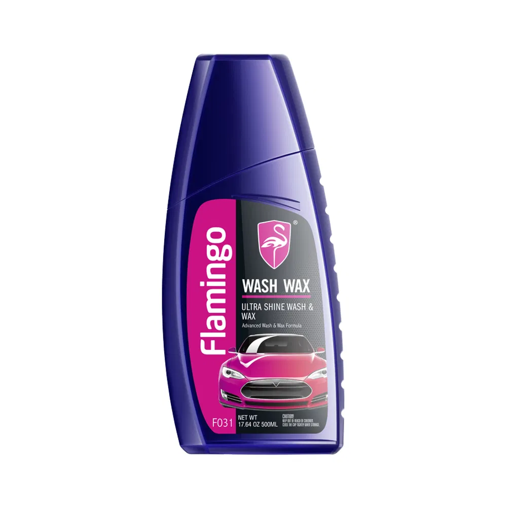 Автошампунь с воском F031 Flamingo, 500 мл