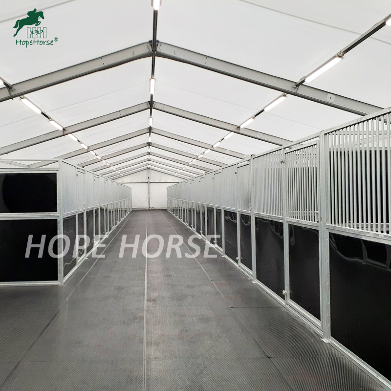 Temporary Horse Stable Horse House Horse Box with Roofing 3X2.2m