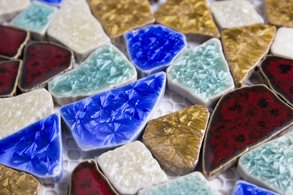 Transmutation Glazed Ceramic Pattern Luxury and Elegant Mosaic Tile