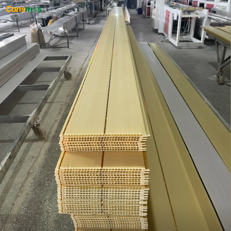 Decorative Wood Laminate Plastic Wall Panels PVC Ceiling for Interior House