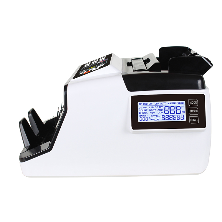 Money Counter Cash Bill Counter Automatic Detection with UV/Mg/IR/Mt Function Bill Counting Machine