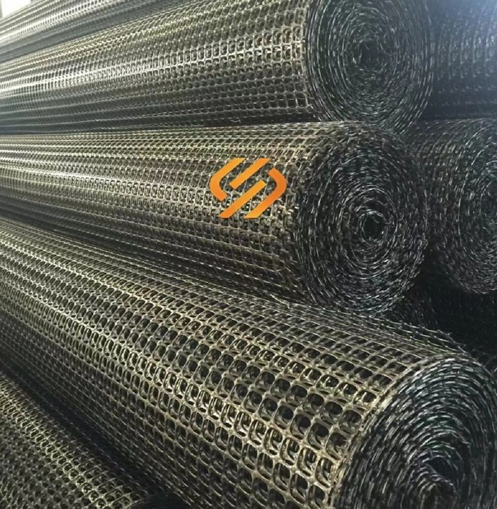 Plastic Road Geo Grids PP Biaxial Geogrid 30kN 40kN for Road Geogrid