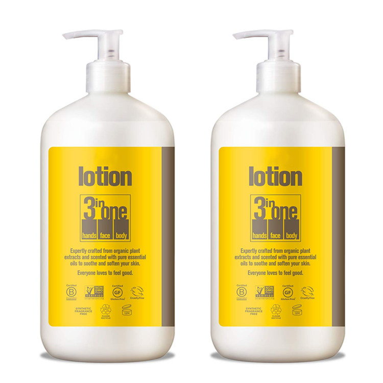 Wholesale Natural Coconut & Lemon Hydrating Moisturizing Body Lotion