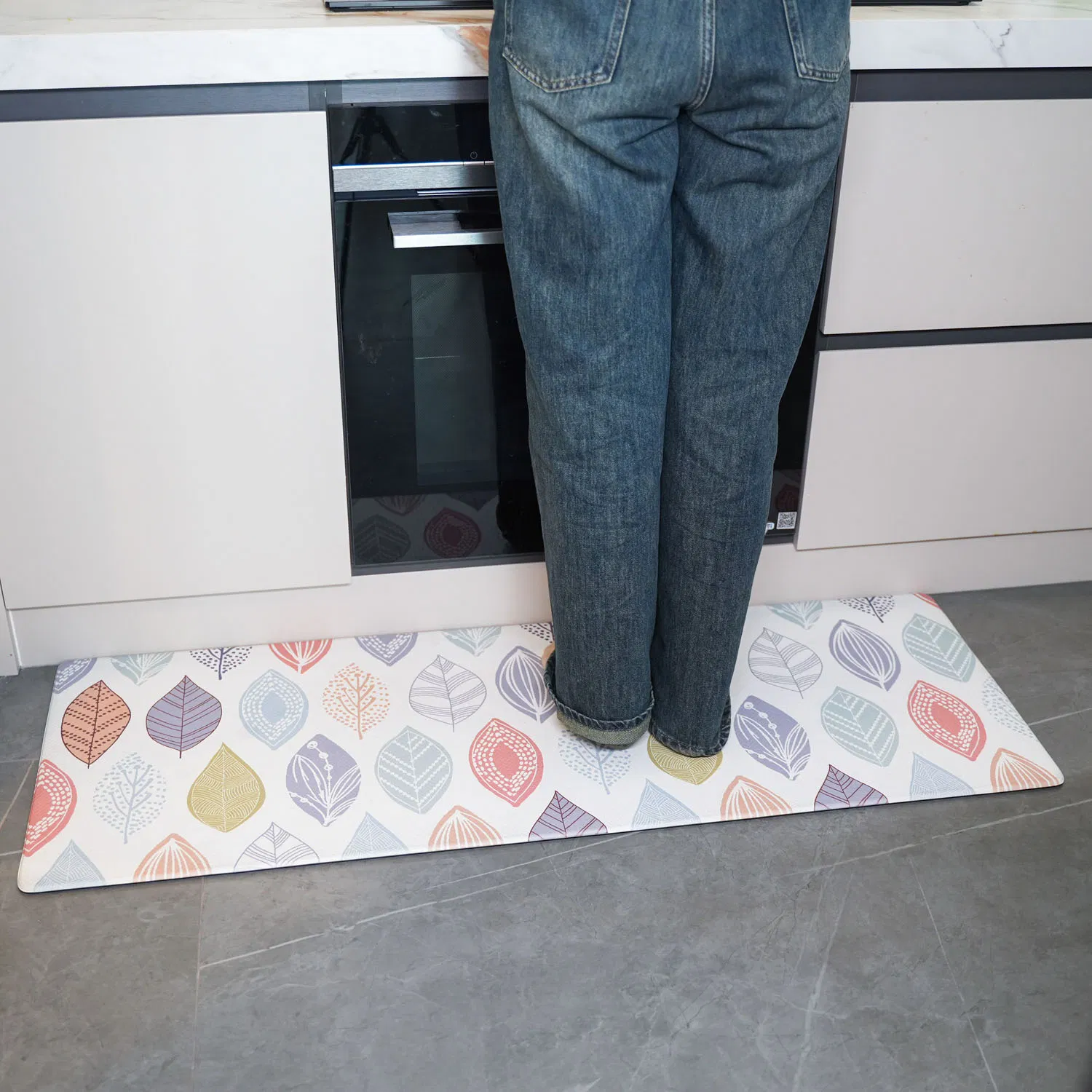 Colorful Design PVC Foam Mat Waterproof Non-Slip Kitchen Mat