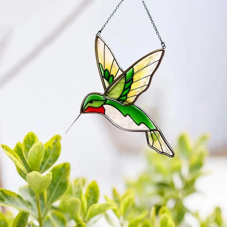 Stained Glass Window Hanging Light Catchers Decorations Bl28418
