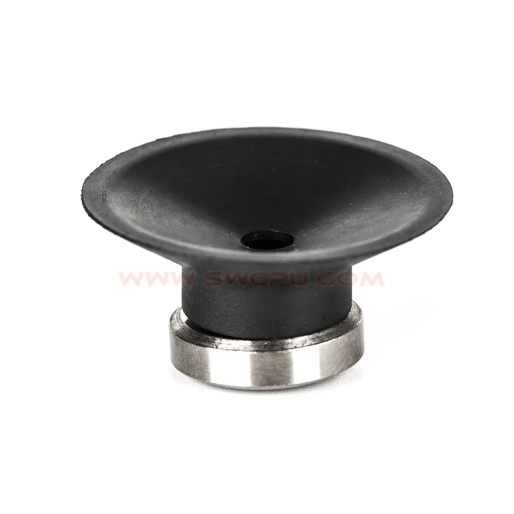 Quality Assurance Metal Threaded Soft Rubber Suction Cup