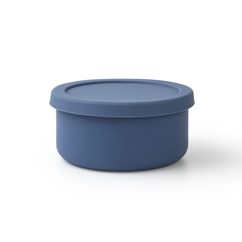 Silicone Lunch Box Compartment Lunch Box One-Compartment Refrigerator Lunch Box