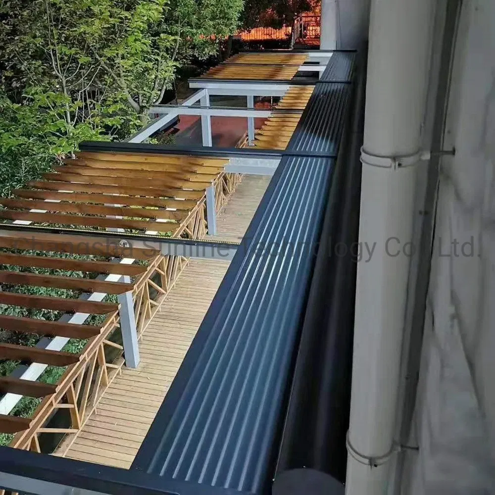Aluminum Roller Shutter for Roof, Aluminum Horizontal Outside Roof Roller Shutter Awning