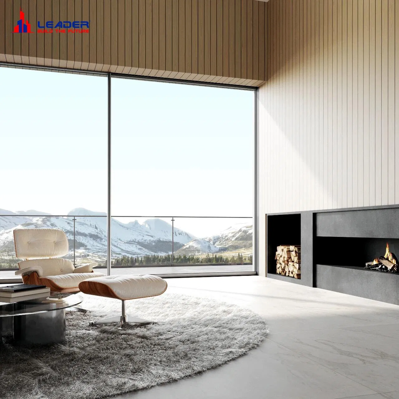 Supply 150 Series Aluminum Panoramic Sliding Door System, 1800kg Load, Motorized Option, for Hotel Villa Project