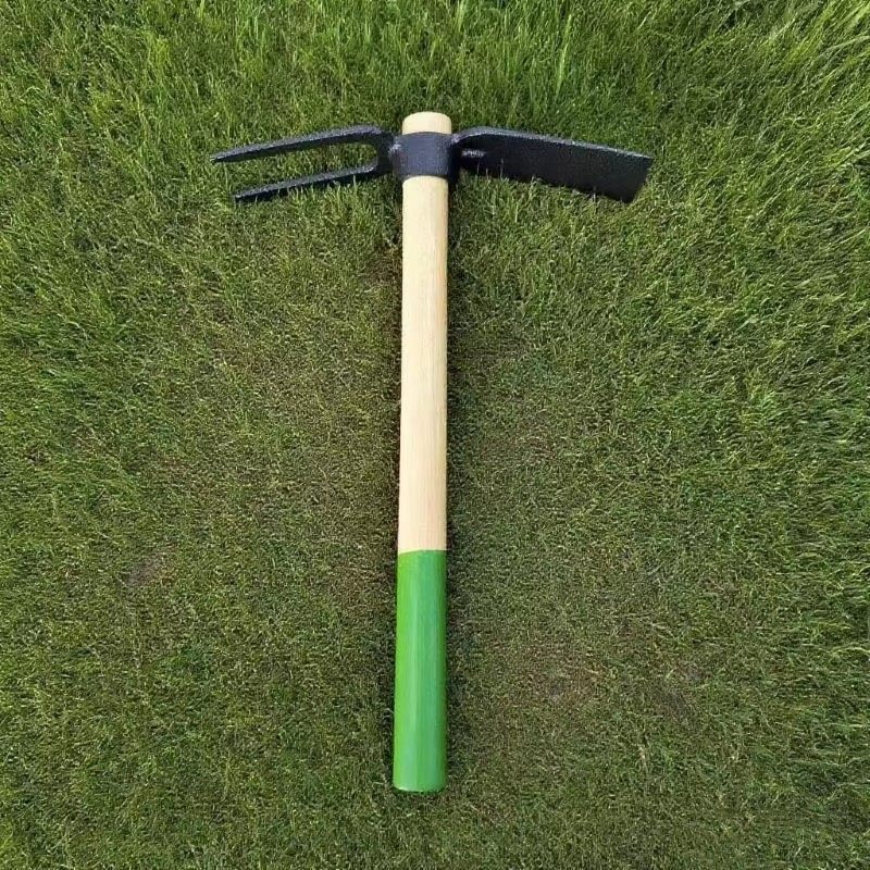 Durable Carbon Steel Pickaxe Hardwood Handle for Digging Projects