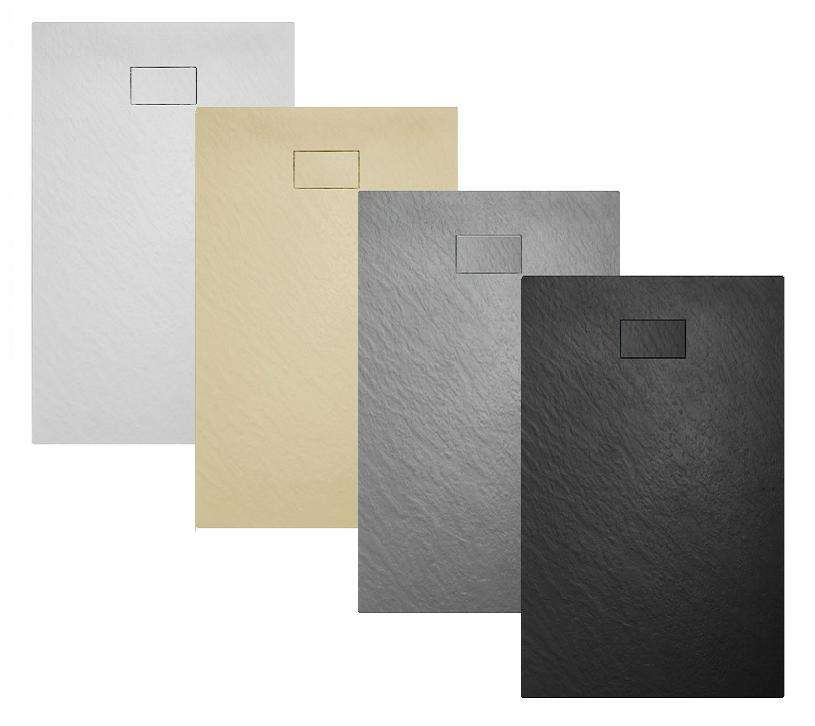 Wholesale Bathroom Shower Room Modern Black White Beige Brown SMC Shower Trays 1600*800mm