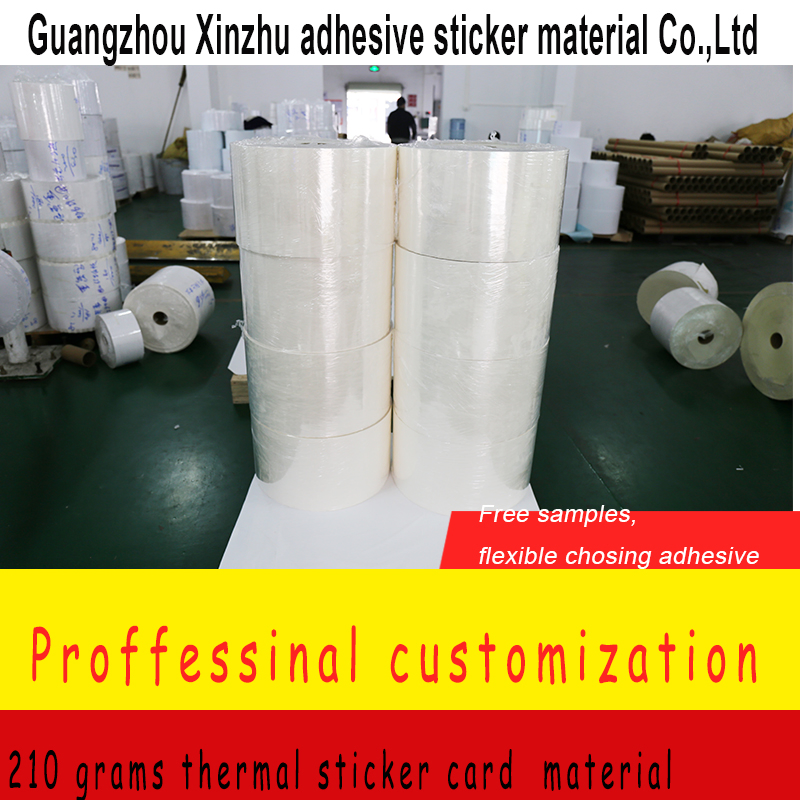 210 Grams Thermal Card Sticker Barcode Material Xzrm-83210 Label Sticker